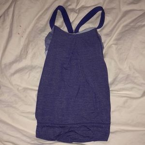 lulu lemon tank with built in bra